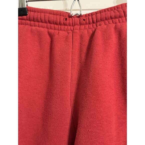 Nike Youth Air Jordan Fleece Pants Joggers Red Size L No Draw String Preowned - Picture 3 of 7